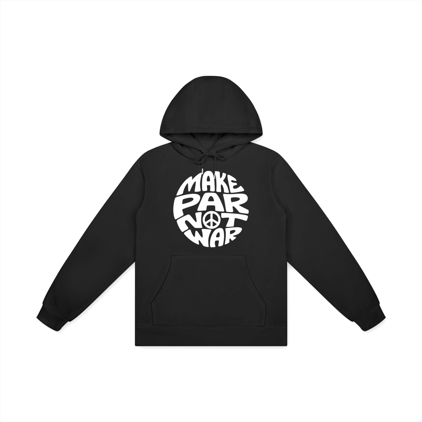 GATM MAKE PAR NOT WAR UNISEX 100% COTTON HOODIE