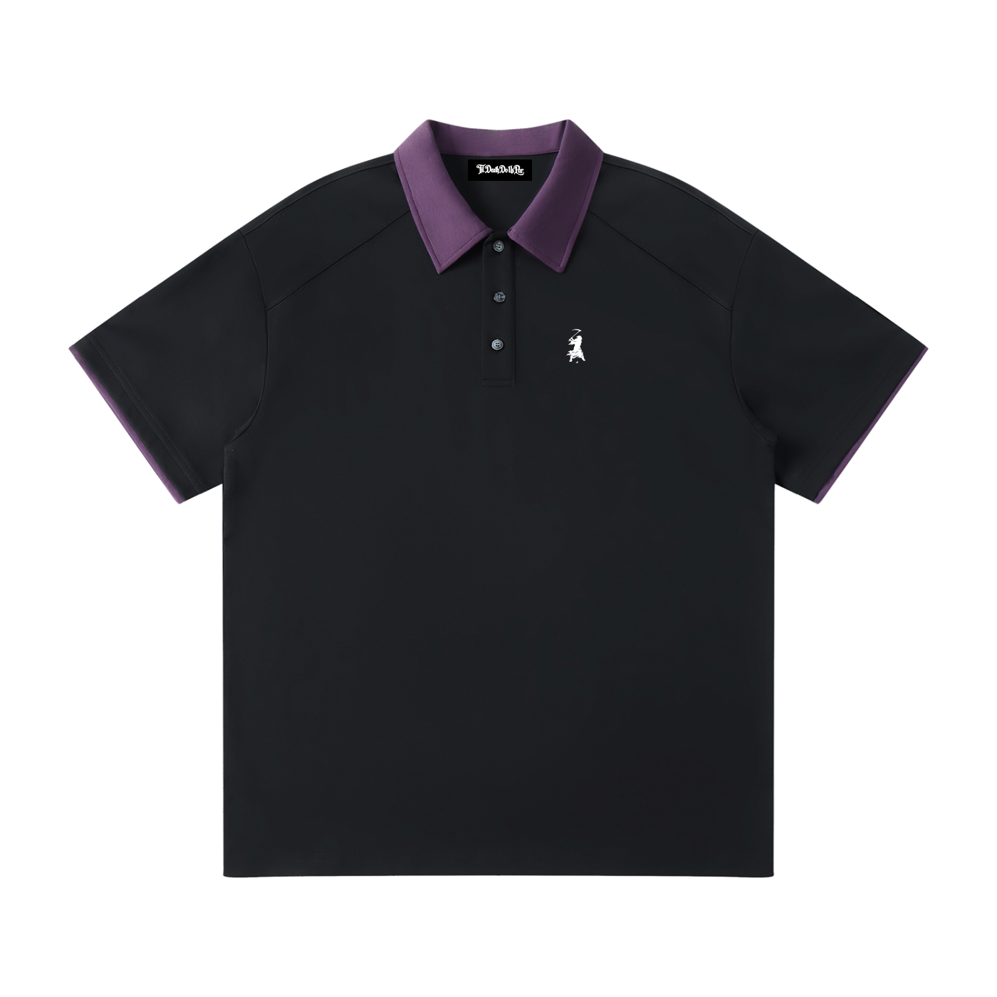 TIL DEATH DO US PAR DEATH HIMSELF ESSENTIAL GOLF POLO