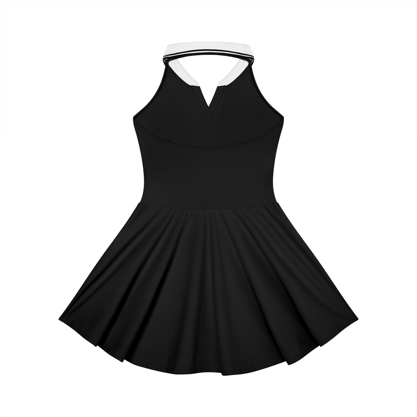 WOMENS DEADLY HALTER A-LINE DRESS