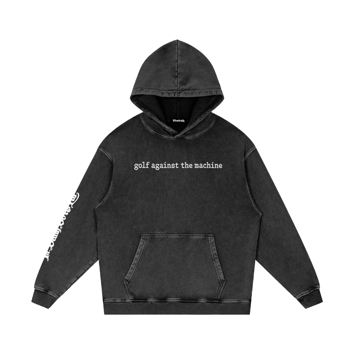 GATM SNOW WASHED UNISEX LOOSE COTTON HOODIE