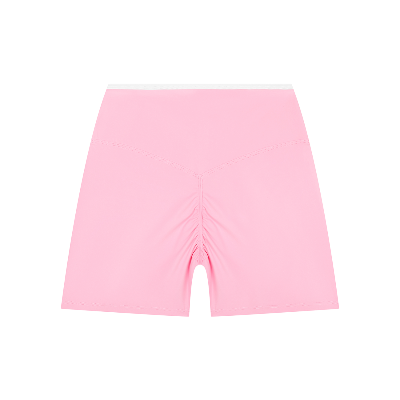 BEST THERE IS WOMEN'S HIGH RISE COLOR BLOCK YOGA SHORTS