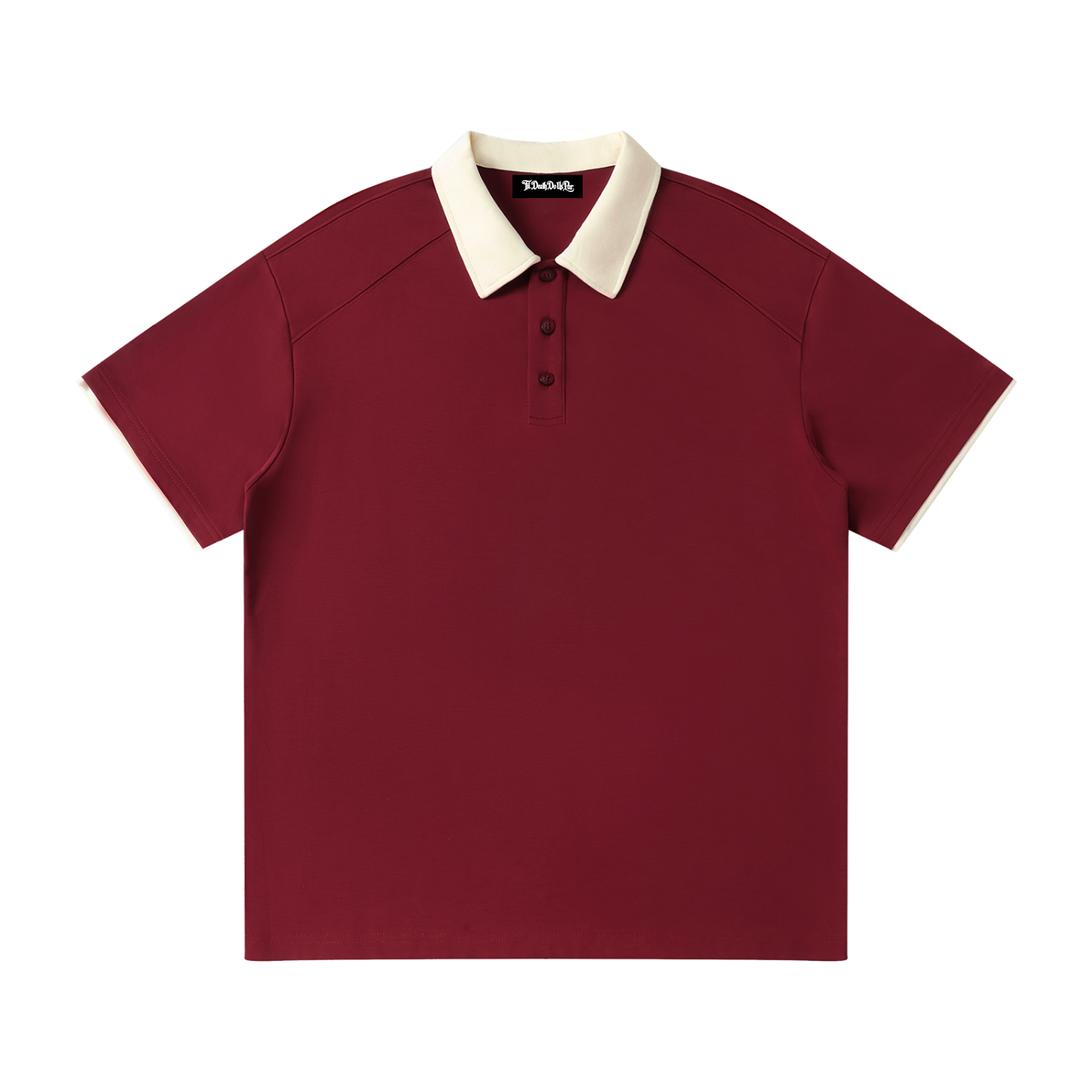 TIL DEATH DO US PAR DEADLY BASICS ESSENTIAL OVERSIZE GOLF POLO